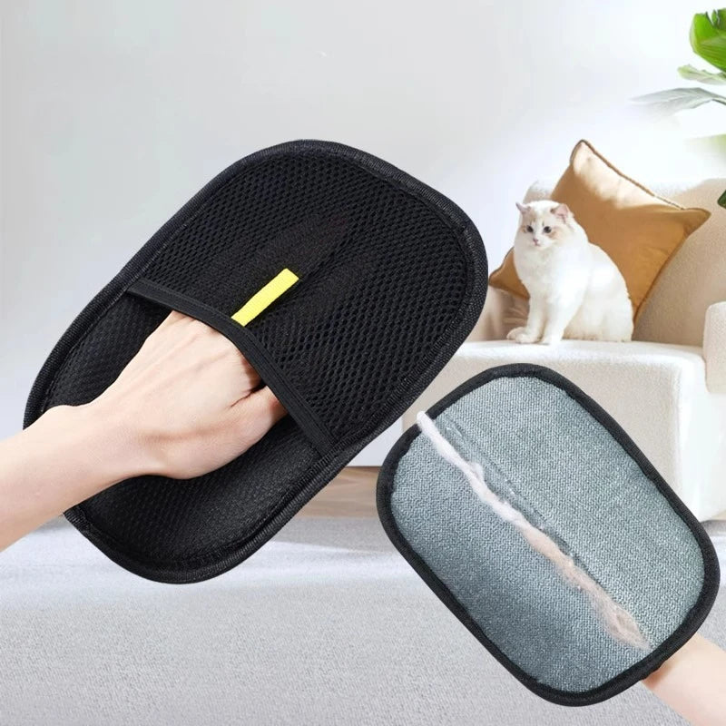 Reusable Pet Hair Remover Glove – Washable Fur Cleaning Mitt