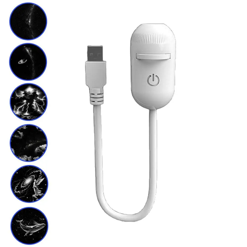 Galaxy Star Projector & Night Light – Rotating LED Mood Lamp