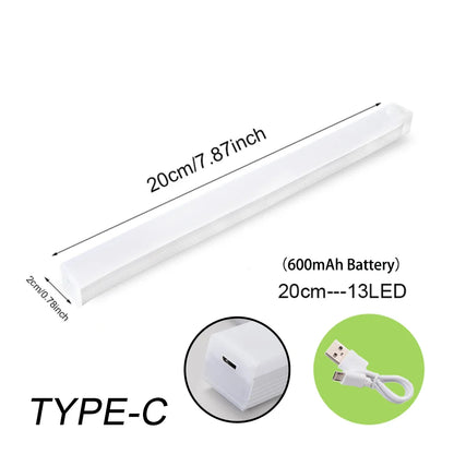 Rechargeable Motion Sensor LED Light Bar – Under Cabinet & Closet Lighting