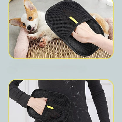 Reusable Pet Hair Remover Glove – Washable Fur Cleaning Mitt