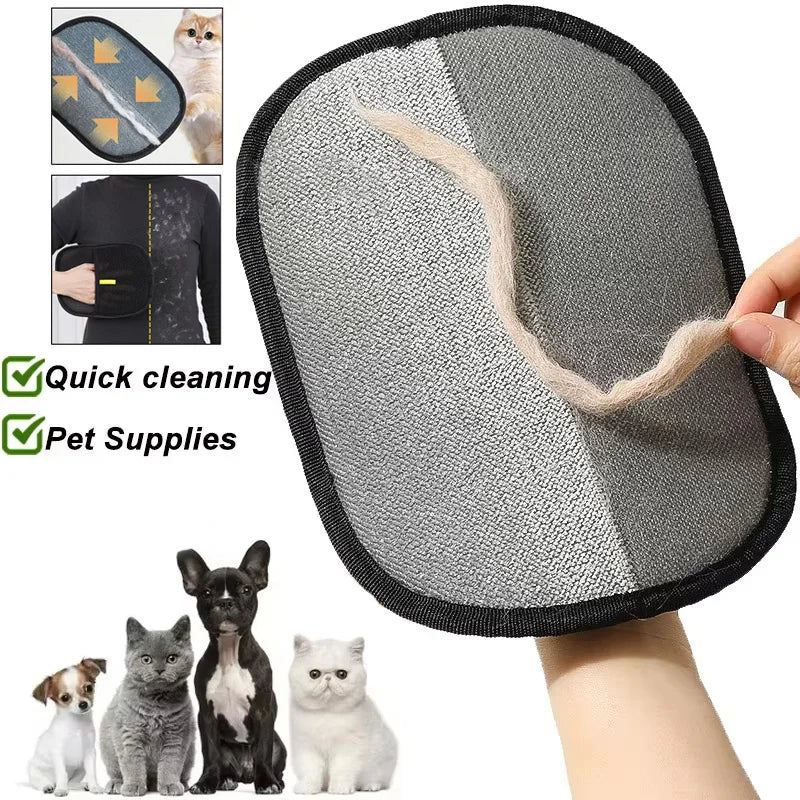Reusable Pet Hair Remover Glove – Washable Fur Cleaning Mitt