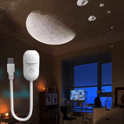 Galaxy Star Projector & Night Light – Rotating LED Mood Lamp