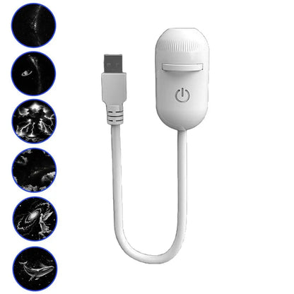 Galaxy Star Projector & Night Light – Rotating LED Mood Lamp