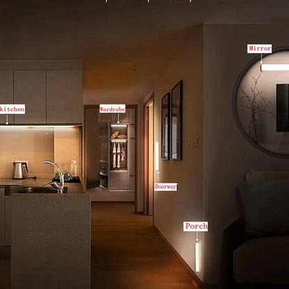 Rechargeable Motion Sensor LED Light Bar – Under Cabinet & Closet Lighting