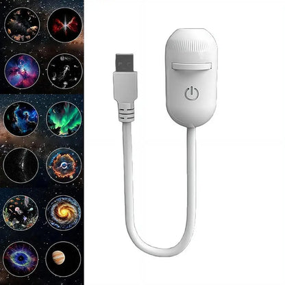 Galaxy Star Projector & Night Light – Rotating LED Mood Lamp