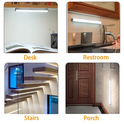 Rechargeable Motion Sensor LED Light Bar – Under Cabinet & Closet Lighting