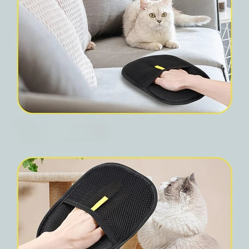 Reusable Pet Hair Remover Glove – Washable Fur Cleaning Mitt