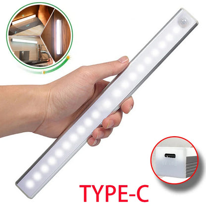 Rechargeable Motion Sensor LED Light Bar – Under Cabinet & Closet Lighting